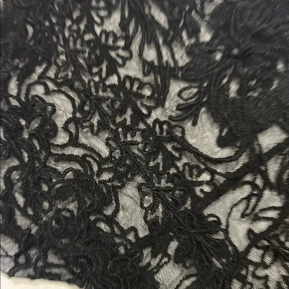 NWT Black Lace Top Anthropologie xs - Picture 4 of 4